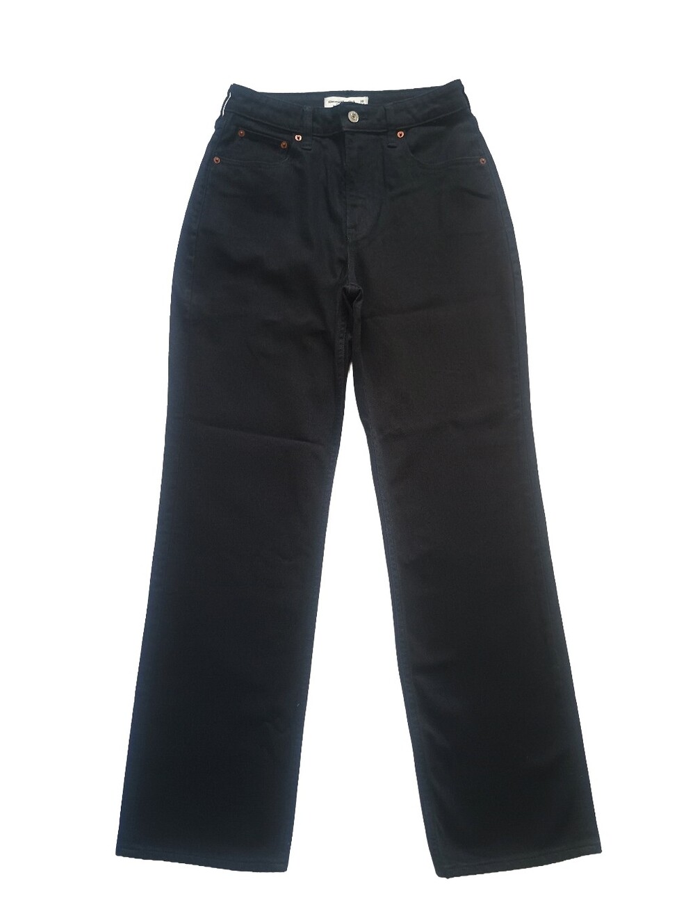 NWT$99 Abercrombie & Fitch High Rise 90's Curve Love Relaxed Jeans Size: 26